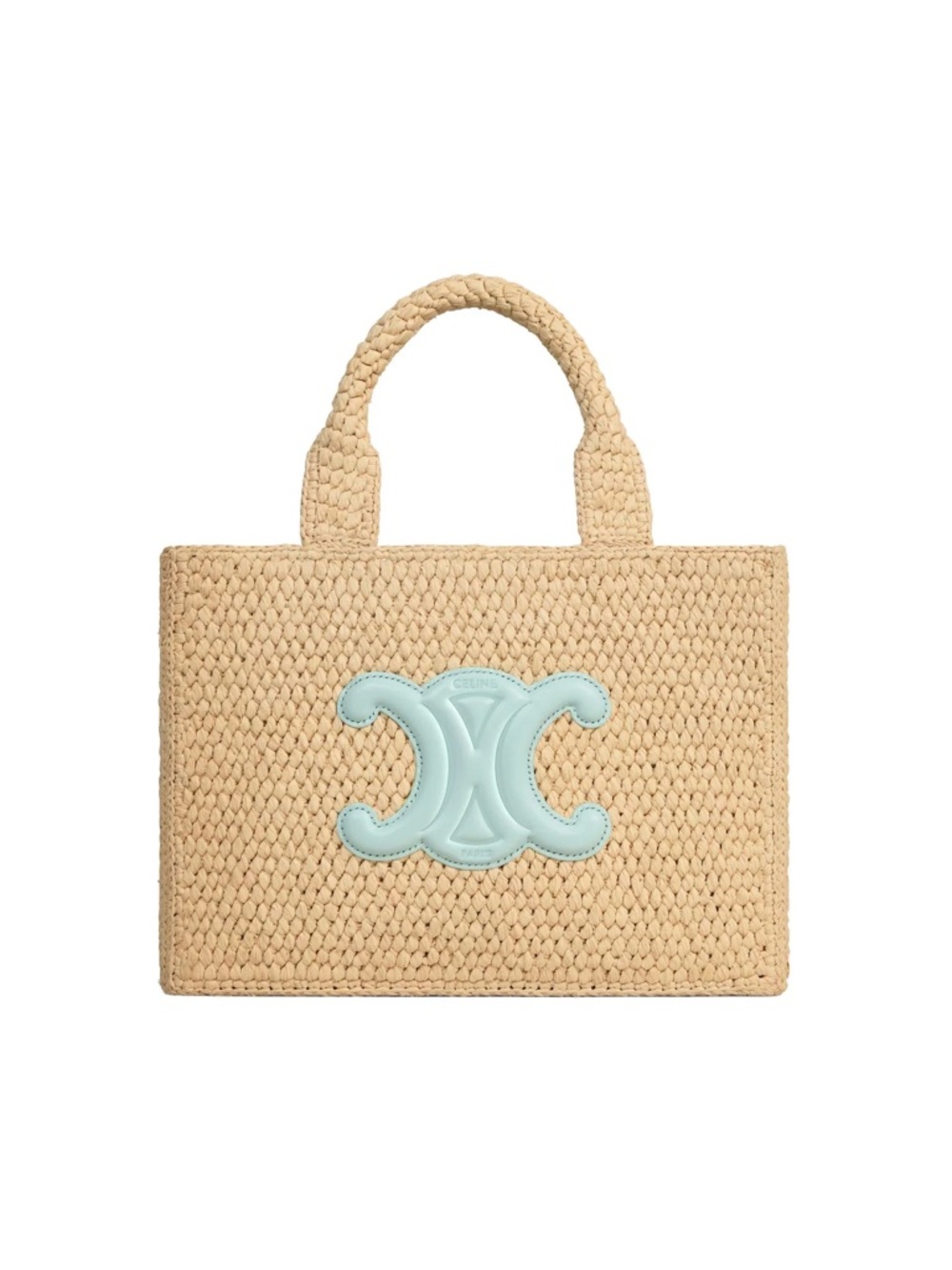 New Celine Small Cabas Thais Raffia Shoulder Bag - Picture 3 of 4